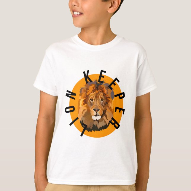 L ist für Lion Keeper T-Shirt (Vorderseite)