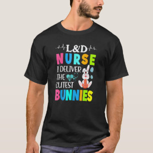L Krankenpflegerin I Ich bringe die süßesten Hasen T-Shirt