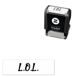 L.O.L. Laughing Out Loud Permastempel