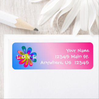 L O V E BLUME RÜCKSENDEADRESSE