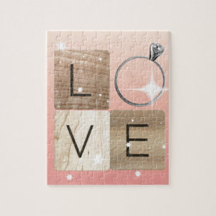 L-o-v-e Kacheln Puzzle