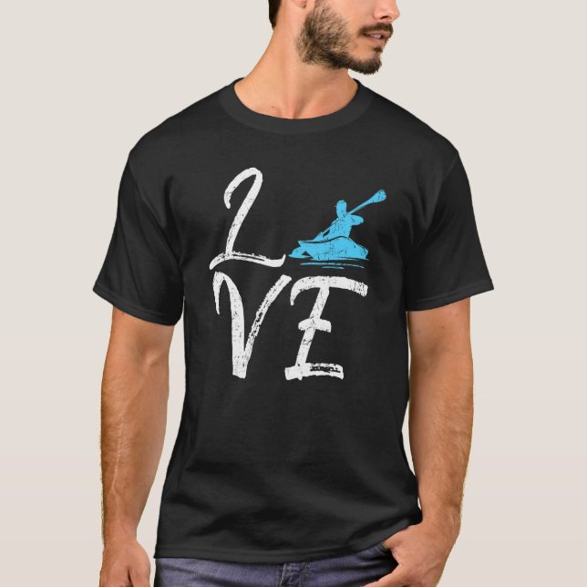 L O V E Rowing Rowers Team T-Shirt (Vorderseite)