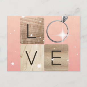 L-o-v-e Tiles Postkarte