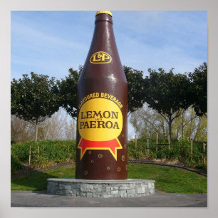 L&P Flasche, Paeroa Poster