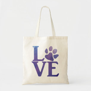 L-paw-VE Classic Watercolor Lila Tragetasche
