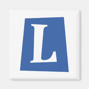 L-paw-VE Retro L Magnet