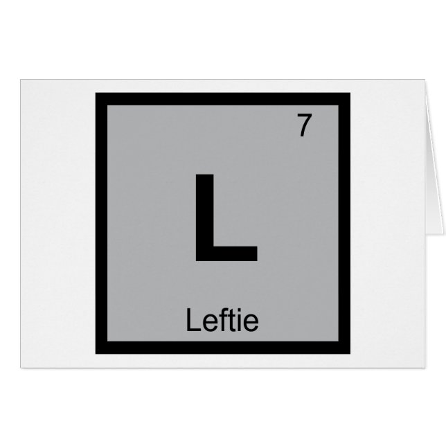 L - Periodisches Tabellensymbol für die Chemie in  (Vorderseite (Horizontal))
