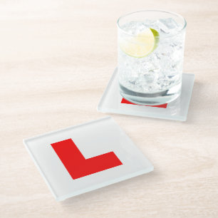 L-Plate Learner Driver / Bachelorette Hen Night Glasuntersetzer