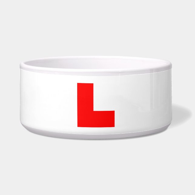 L-Plate Learner Driver / Bachelorette Hen Night Napf (Vorderseite)
