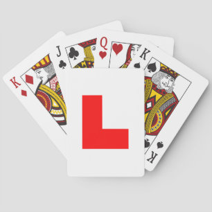 L-Plate Learner Driver / Bachelorette Hen Night Spielkarten