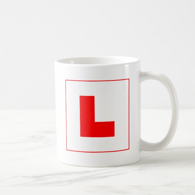 L-Plate Learner Driver / Bachelorette Hen Night Tasse (Rechts)