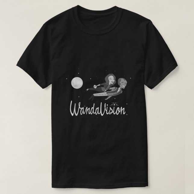 l WandaVision Wanda und Vision 60er Moonlight Flig T-Shirt (Design vorne)