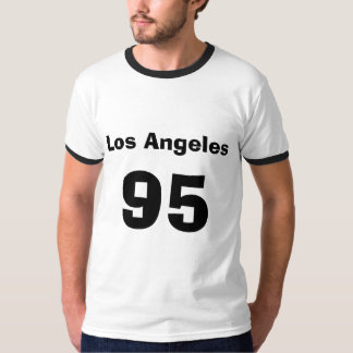 LA 95 Front Back Ringer Tee
