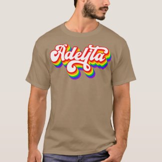 La Adelita Mexikanischer Soldat Rainbow Adelita Ge T-Shirt