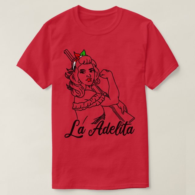 La Adelita Mexikos Soldat La Adelita Gift1 T-Shirt (Design vorne)