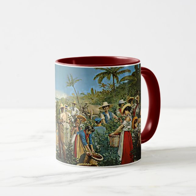 "La Alegoria del Cafe" Tasse (VorderseiteRechts)