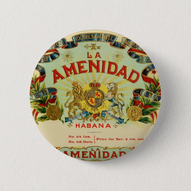 La Amenidad Zigarren Button (Vorderseite)