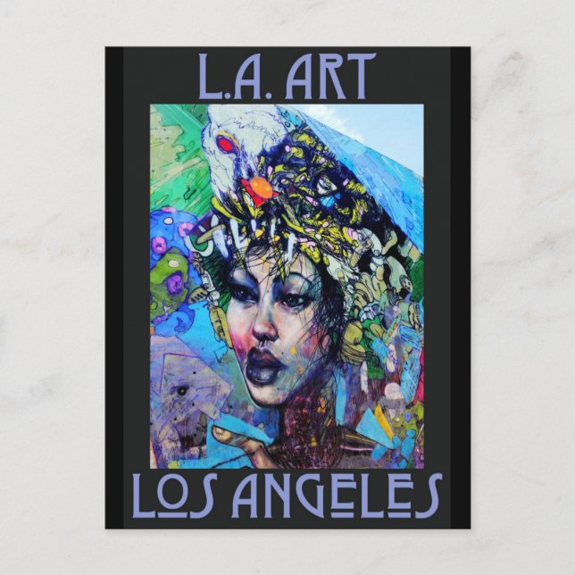 LA Art Postcard Postkarte (Vorderseite)