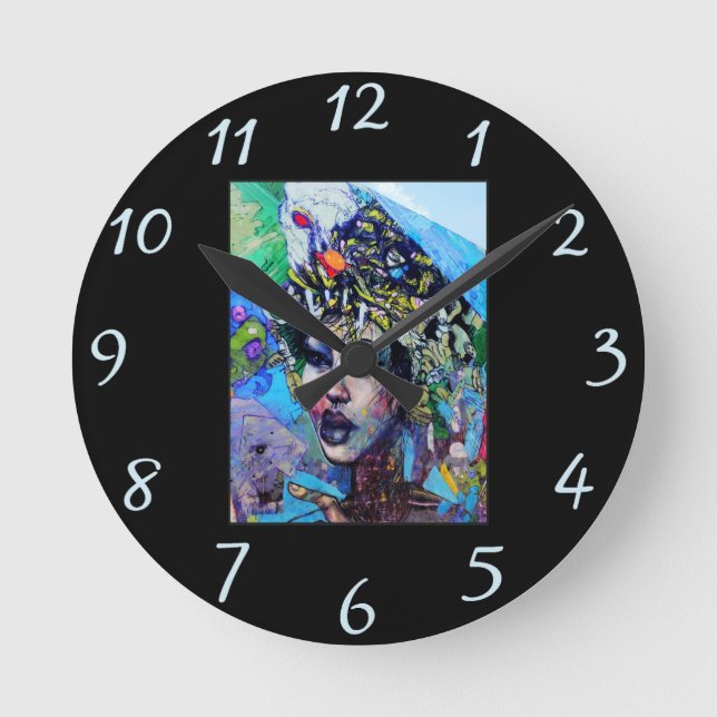 LA Art Wall Uhr (Vorderseite)