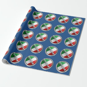 La Bandiera - Die italienische Flagge Geschenkpapier