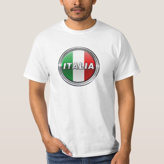 La Bandiera - die italienische Flagge T-Shirt (Vorderseite)