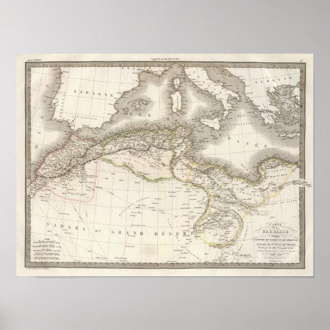 La Barbarie - Nordafrika Poster (Vorne)