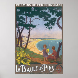 La Baule Les Buttons Poster