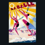 La Baule Vintages französisches Reiseplakat Poster<br><div class="desc">Vintages französisches Reiseplakat für die Freuden von La Baule in der Bretagne. Von der Kongressbibliothek.</div>