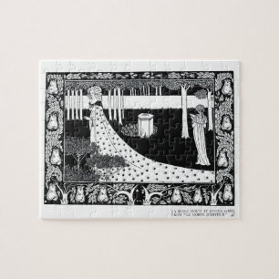 La Beale Isoud bei freudigem Gard, Illustration Puzzle