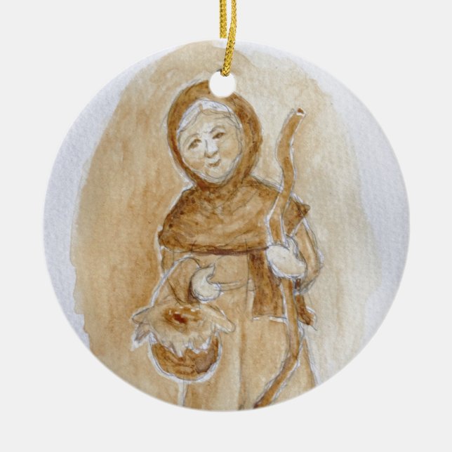La Befana Keramikornament (Vorne)
