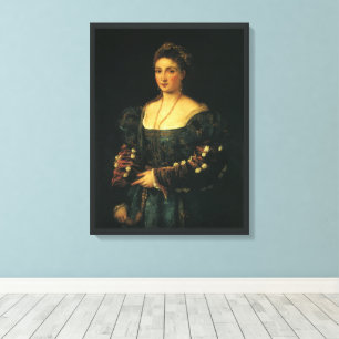 La Bella, Herzogin von Urbino von Tizian Leinwanddruck