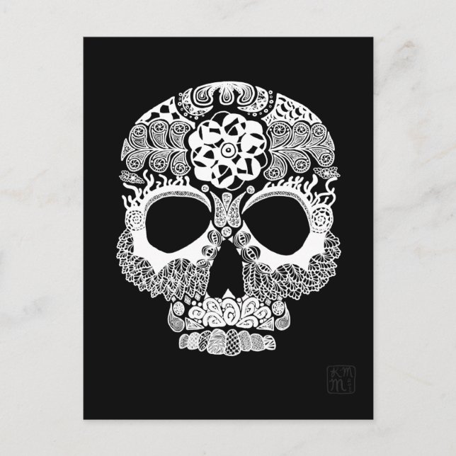 La Bella Muerte Dark Postcard Postkarte (Vorderseite)