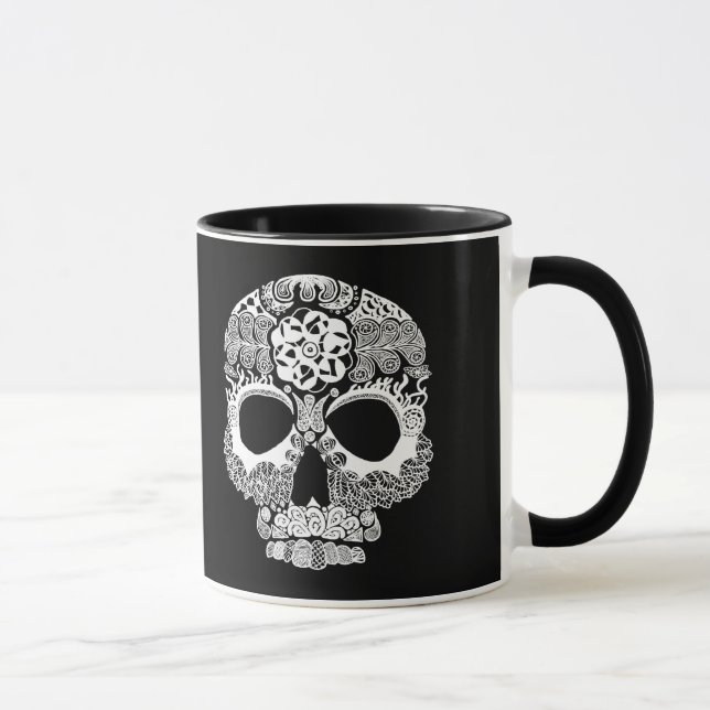La Bella Muerte Dunkelheits-Tasse Tasse (Rechts)