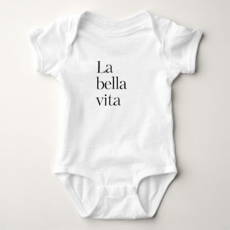 La bella vita baby strampler