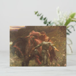 La Belle Dame sans Merci by Frank Dicksee Wedding Einladung