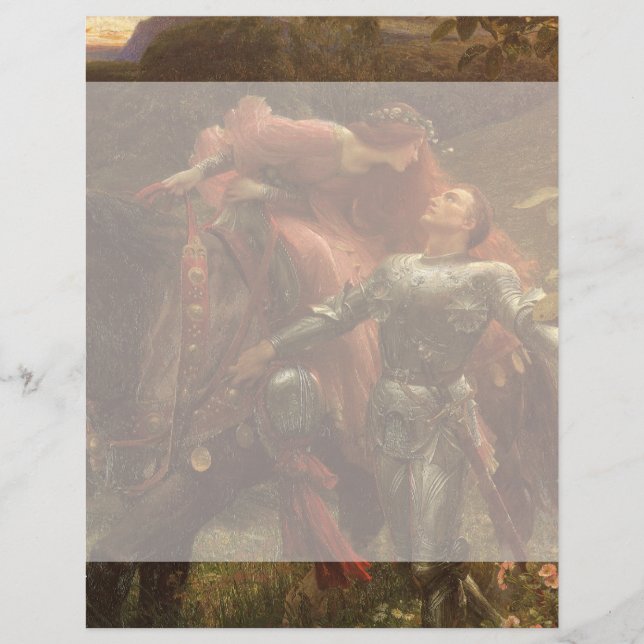 La Belle Dame sans Merci von Sir Frank Dicksee (Vorderseite)