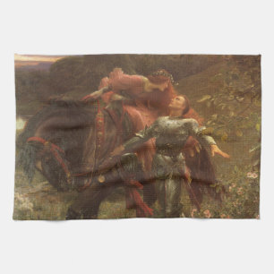 La Belle Dame sans Merci von Sir Frank Dicksee Geschirrtuch