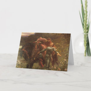 La Belle Dame sans Merci von Sir Frank Dicksee Karte