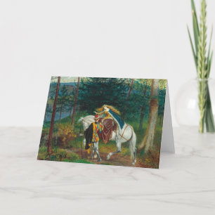 La Belle Dame Sans Merci   Walter Crane Karte