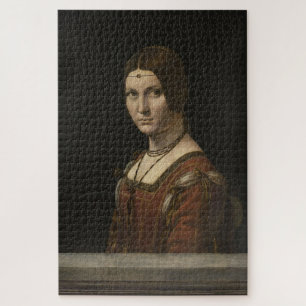 La Belle Ferronnière-Leonardo da Vinci 1490-1496 Puzzle