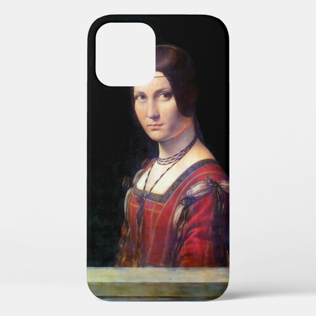 La Belle Ferronniere, Leonardo da Vinci Case-Mate iPhone Hülle (Rückseite)