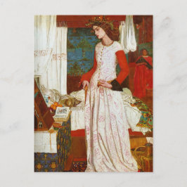 La Belle Iseult | Königin Guenevere, William Morri Postkarte