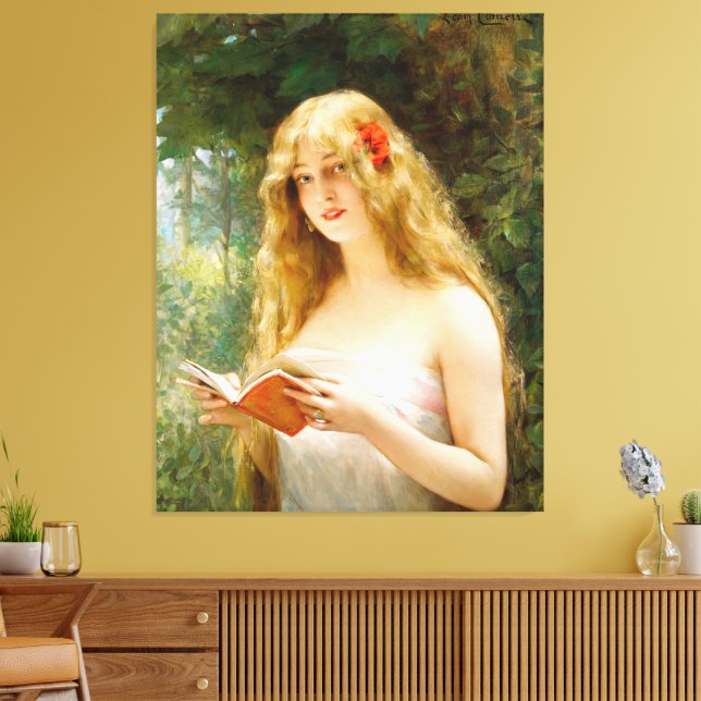  La Belle Liseuse Leinwanddruck (Insitu (Wohnzimmer))