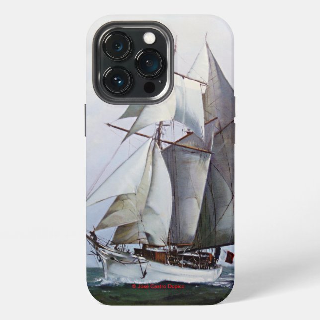 La Belle Poule iPhone Hülle (Hinten)