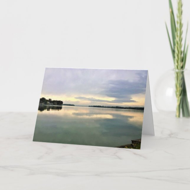 La Belle-See, Oconomowoc, Wisconsin Karte (Vorderseite)