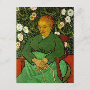 La Berceuse (Augustine Roulin), Vincent van Gogh Postkarte