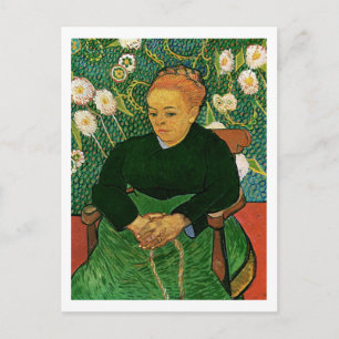 La Berceuse (Augustine Roulin), Vincent van Gogh Postkarte