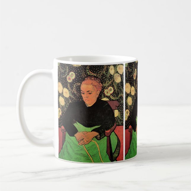 La Berceuse (Augustine Roulin) von Vincent van Gog Kaffeetasse (Links)