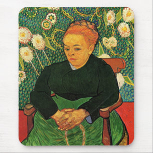 La Berceuse (Augustine Roulin) von Vincent van Gog Mousepad