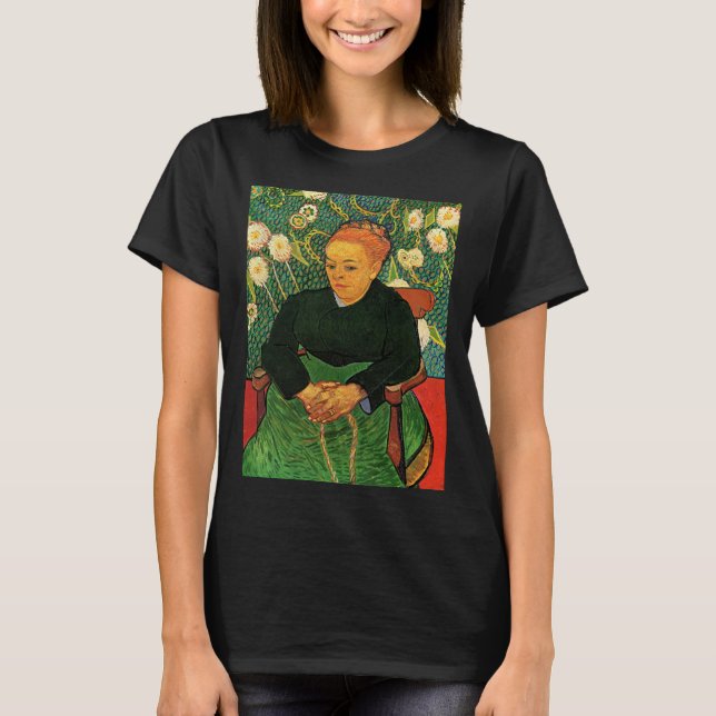 La Berceuse (Augustine Roulin) von Vincent van Gog T-Shirt (Vorderseite)